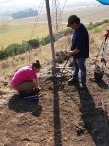 Excavating the path at Jezreel